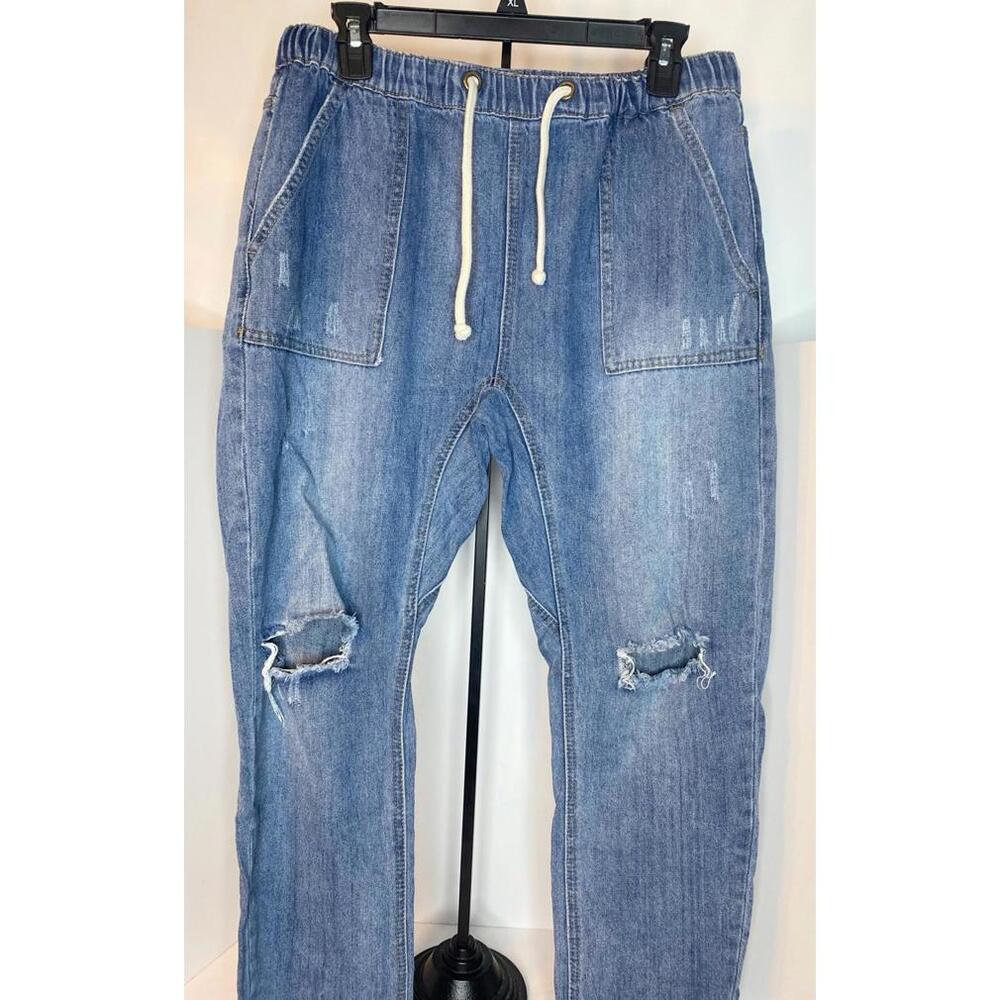 Easel Drawstring Jogger Pants Size Large - Picture 2 of 14